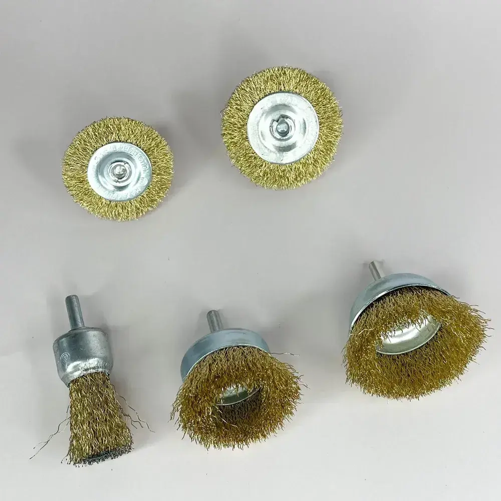 Набор щеток-крацовок для дрели и шуруповёрта. Корщётка металлическая для удаления ржавчины