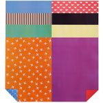 Цветная бумага А4, 8л. 8цв. двухсторонняя, с узорами, Мульти-Пульти Енот в волшебном мире, на скреп.