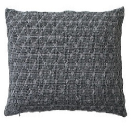 Подушка декоративная 45х45 Blanc Des Vosges Everest Ardoise