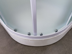 Душевая кабина Esbano (Эсбано) ES-L90CR, с низким поддоном, с электрикой и LED освещением, 90х90х210