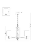 Подвесной светильник Freya FR1007PL-05N