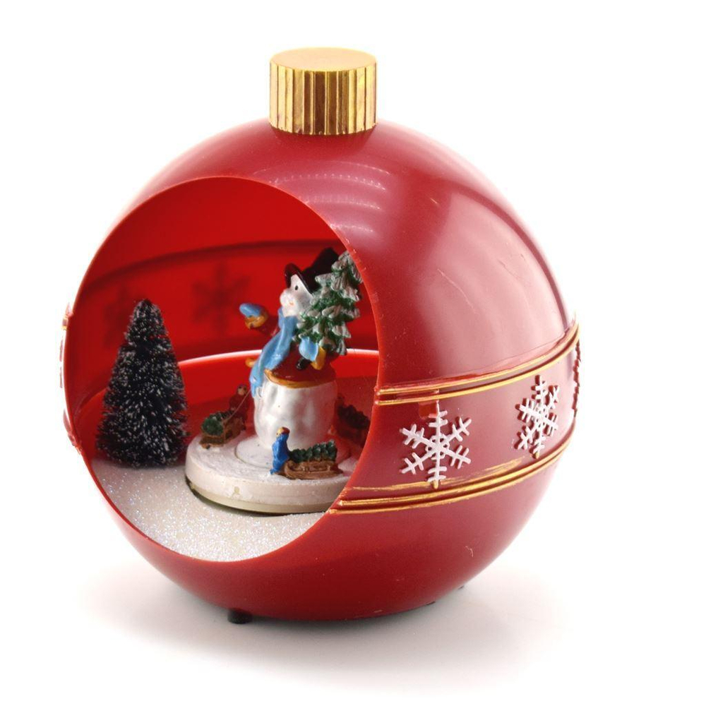 Сувенир НГ Ёлочная игрушка, свет, звук, движ, 16,5*18,5 кор