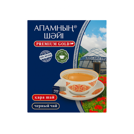 Чай черный Апамның шәйі 100 пакетиков