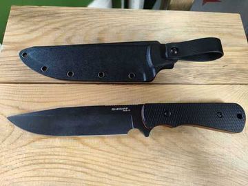 Нож SK Sheriff Black Edition (AUS-10 BSW, G10 Black/orange)