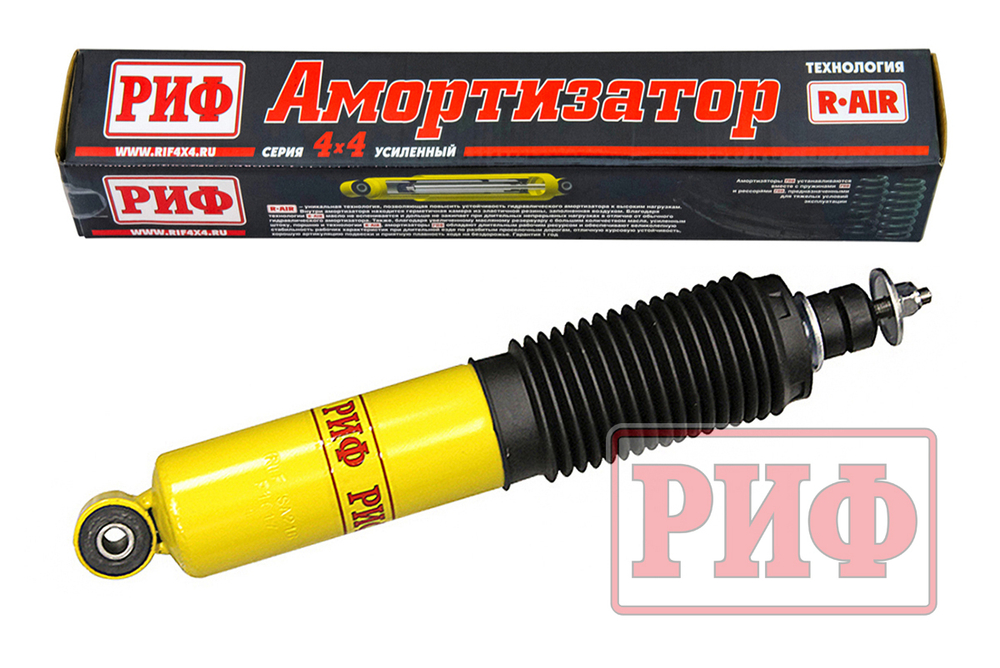 Амортизатор усиленный передний Mitsubishi L200 96-05, Pajero II, Sport I 98-09 под лифт 0-40 мм РИФ