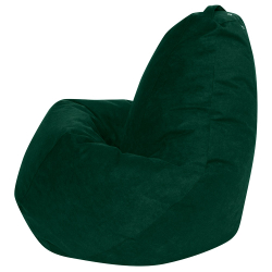 Кресло Мешок Груша Зеленый Велюр (2XL, Классический)