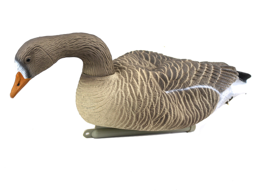 Белолобый гусь OSCAR DECOYS Floater Speckbelly Goose Мягкий пластик (плавающий) FSG-3D(6шт)