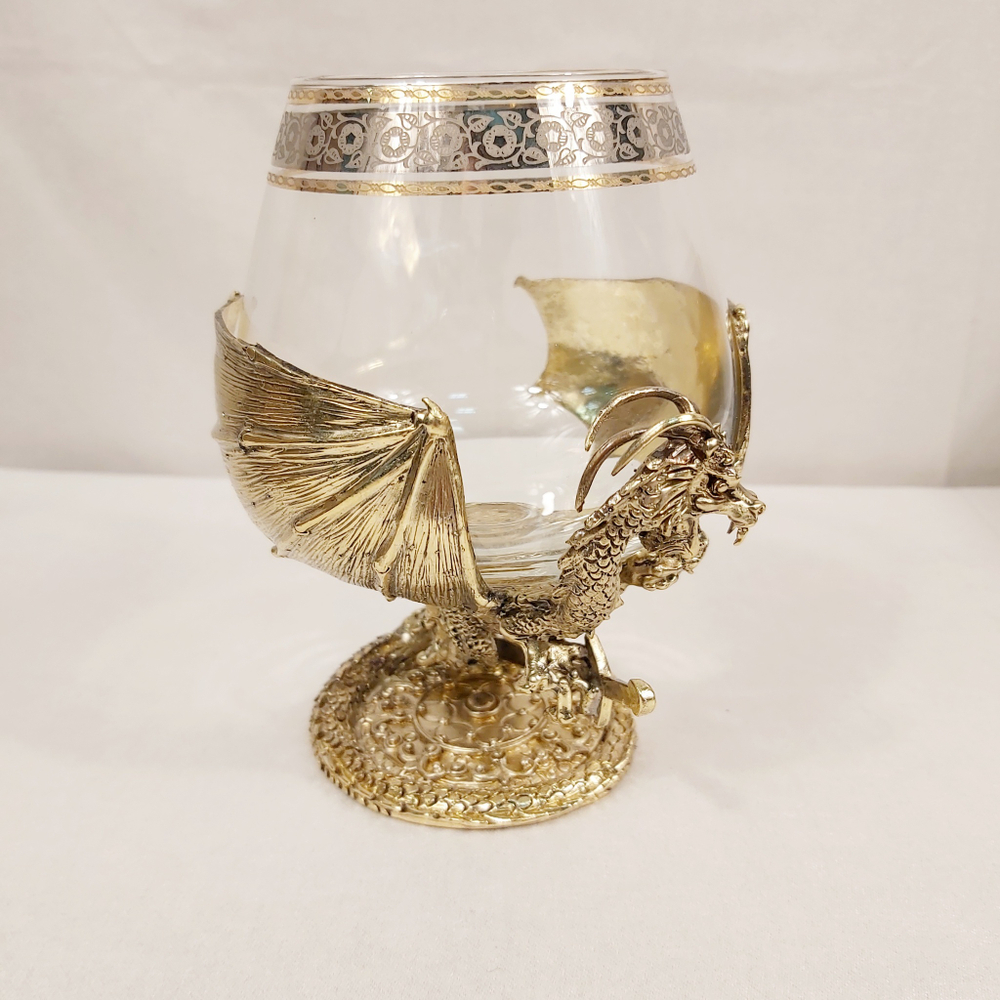 Бокал для коньяка "Дракон" в подарочном футляре