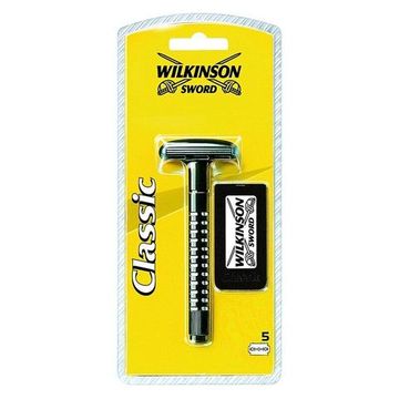 Т-образная бритва (станок) Wilkinson Sword Сlassic + сменные лезвия 5 шт.