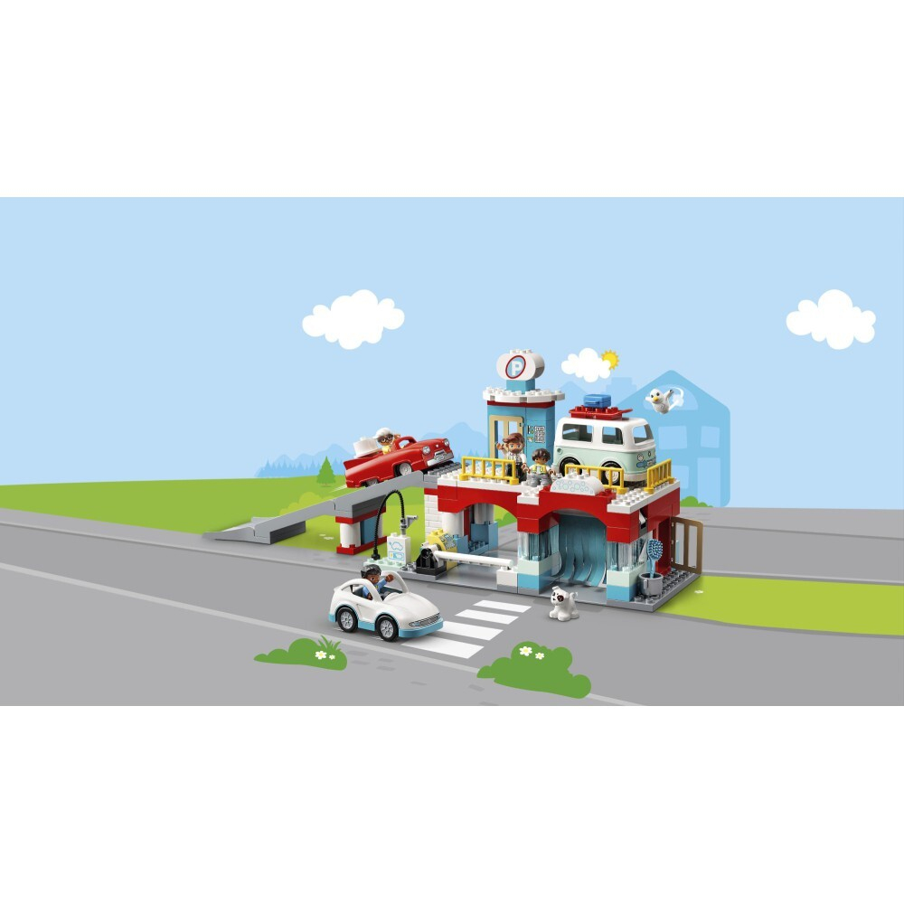 LEGO DUPLO Town — Многоэтажная парковка и автомойка 10948 / артикул   10948  / GTIN 5702016911329