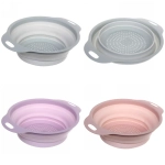 Дуршлаг пластиковый складной 24*30см , микс цветов