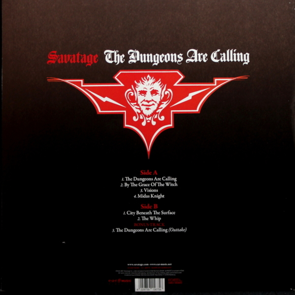 Savatage / The Dungeons Are Calling (Coloured Vinyl)(LP+7"Vinyl Single)