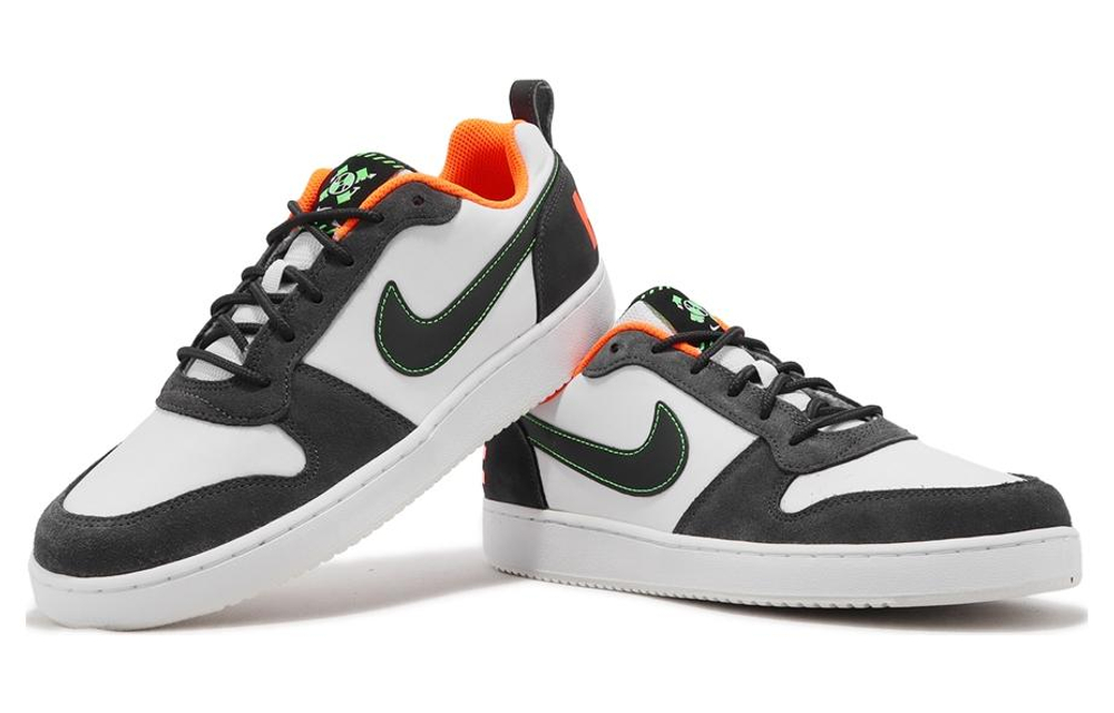 Nike Court Borough Comfortable Non slip Lightweight Low top Skateboard Shoes Men"s White