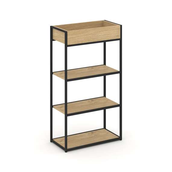 Рифт Стеллаж металлический высокий приставной RF.STM-001  596*350*1250