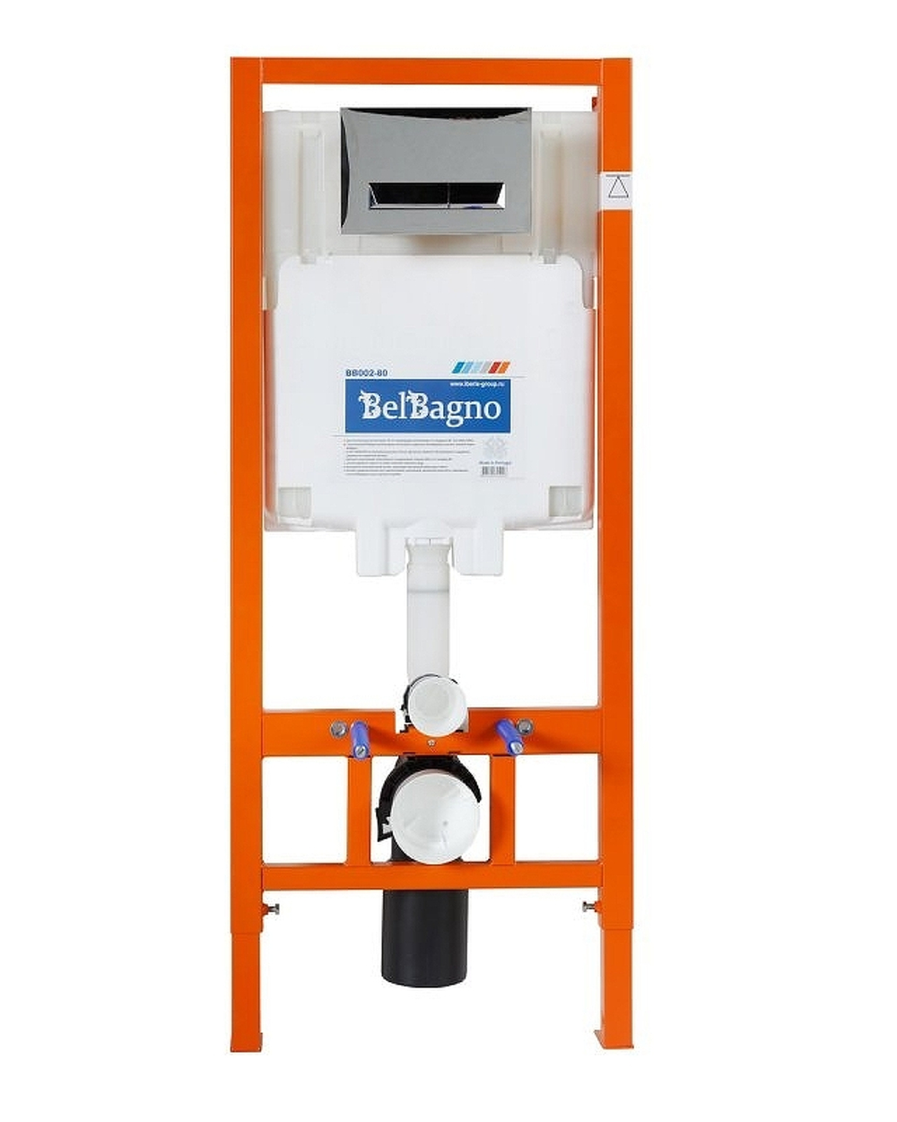 Инсталляция BelBagno BB002-80 для подвесного унитаза без клавиши смыва