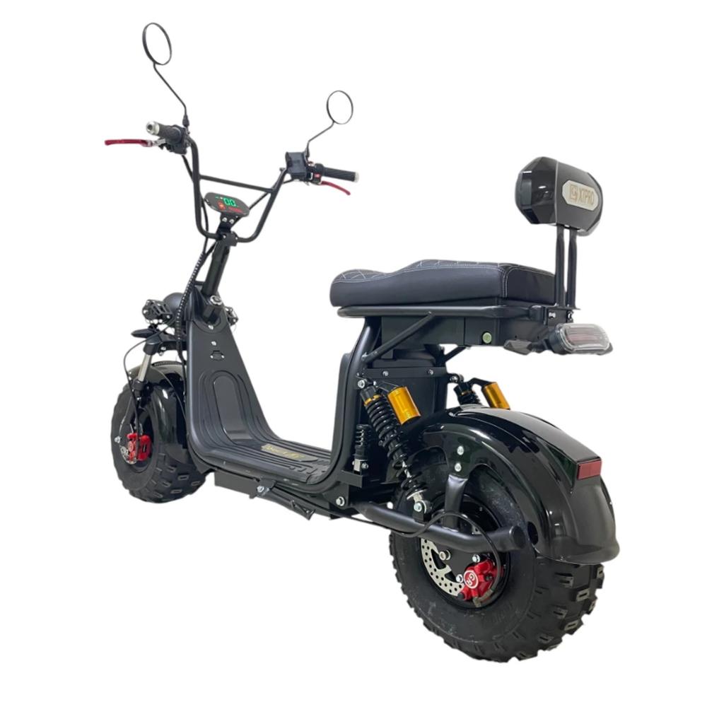 Электроскутер Citycoco GT X7 PRO Черный (2000W) Off Road