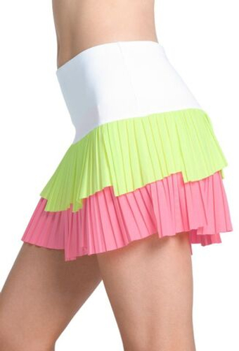 Теннисная юбка Lucky in Love Sunset Spin Fly Pleated 13" - разноцветный