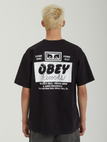Мужская Футболка Obey Records Buy, Sell, Trade