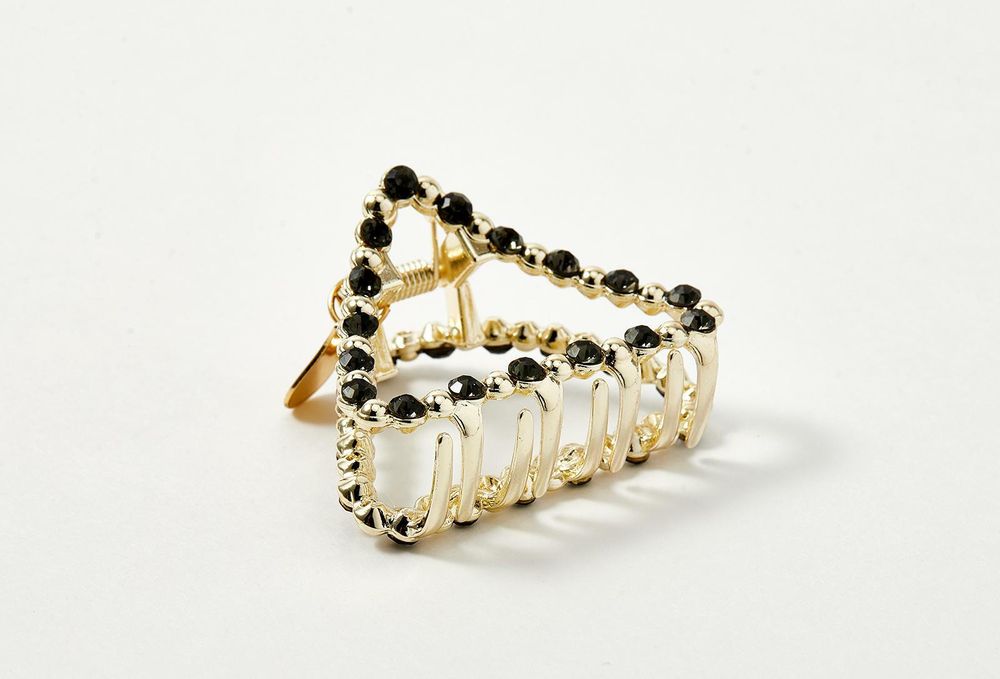 Benten Заколка-краб треугольный (темный)