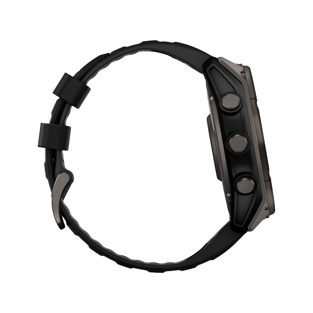 Умные часы Garmin Fenix 8, 51мм, Amoled Sapphire Titanium Carbon Gray (010-02905-21)