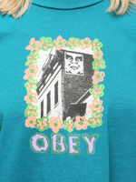 Женская Футболка Obey Flower Frame