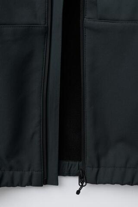 ZARA ТЕХНИЧЕСКАЯ КУРТКА С КАПЮШОНОМ, СЕРЫЙ