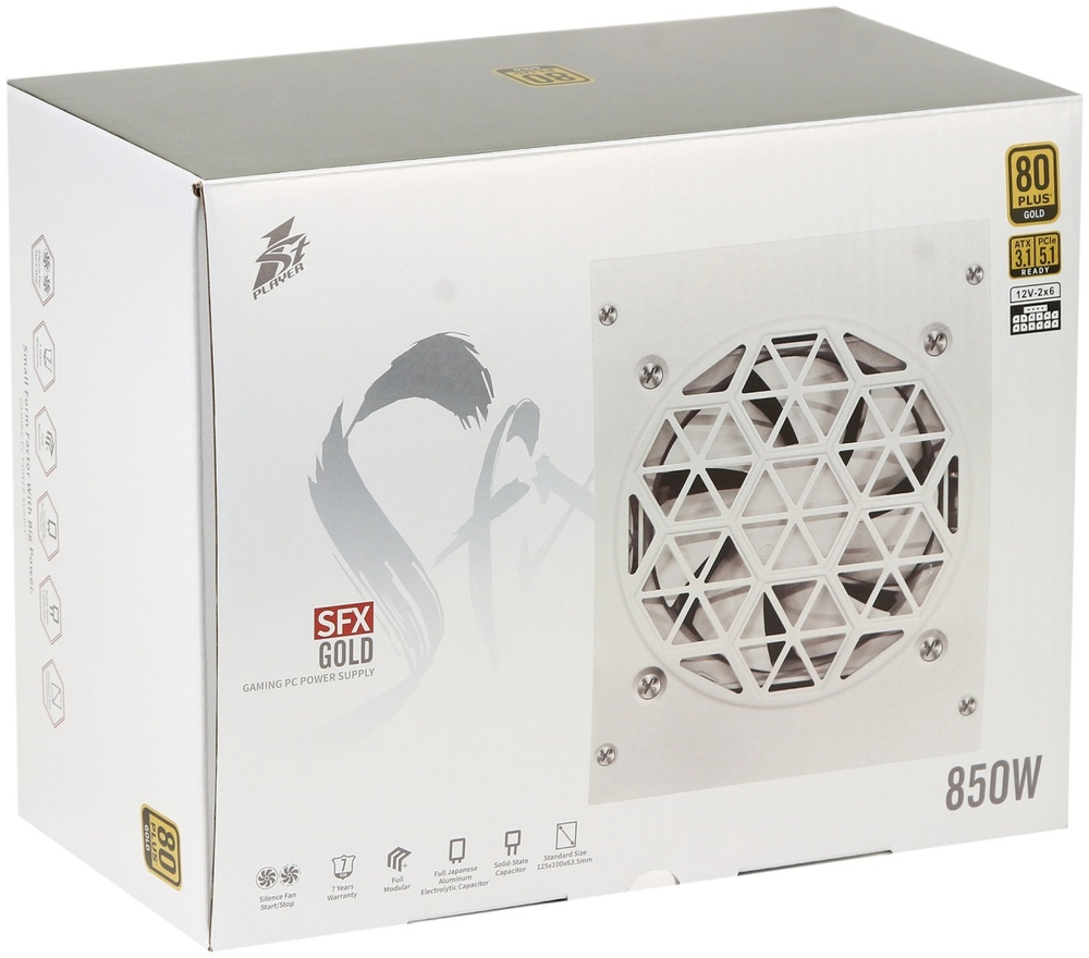 Блок питания 1STPLAYER PS-850SFX-WH-EU 850 Вт