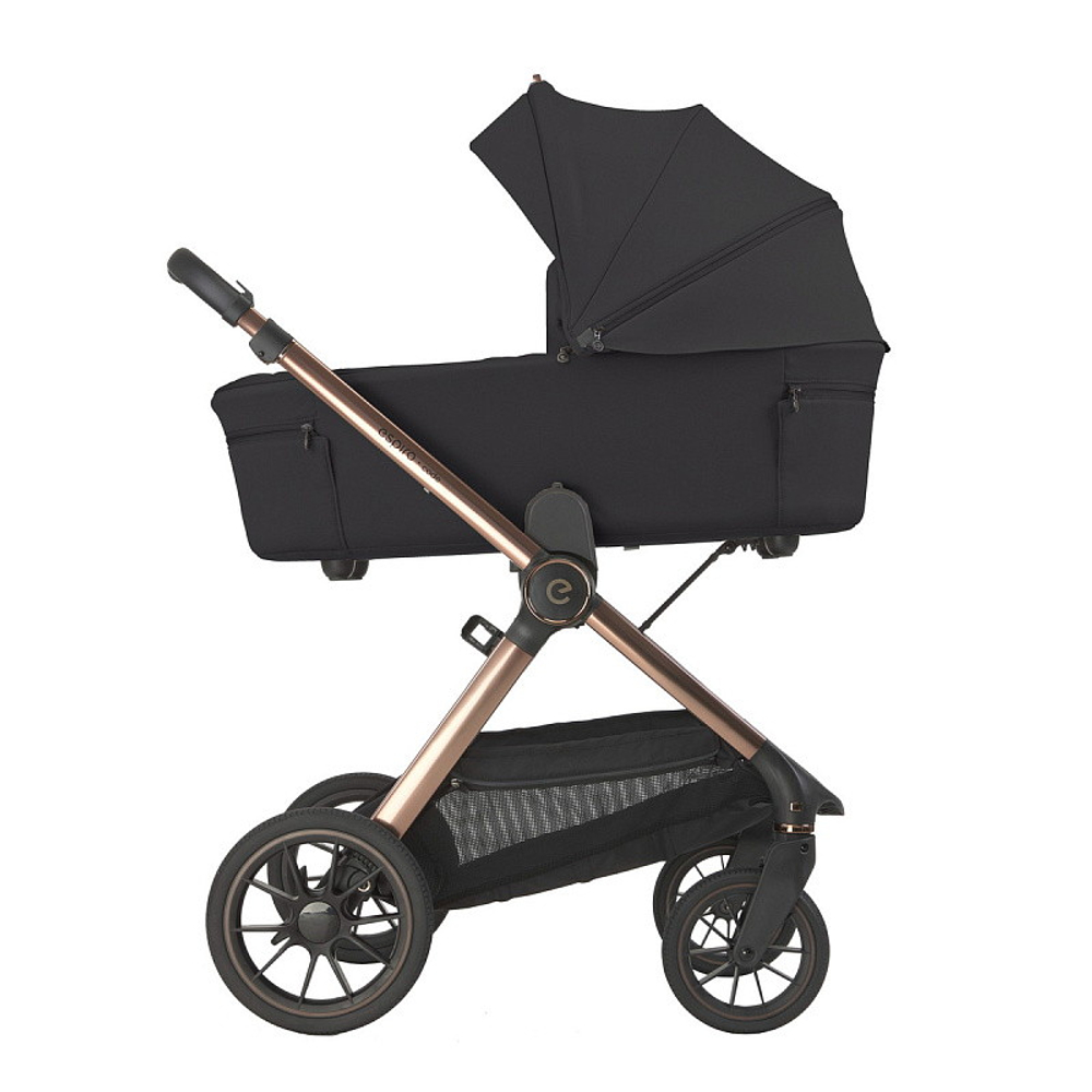 Детская коляска 3 в 1 Espiro Code 2025 и автокресло Pi Beige 10 clever black/Бежевый (Beige 109)