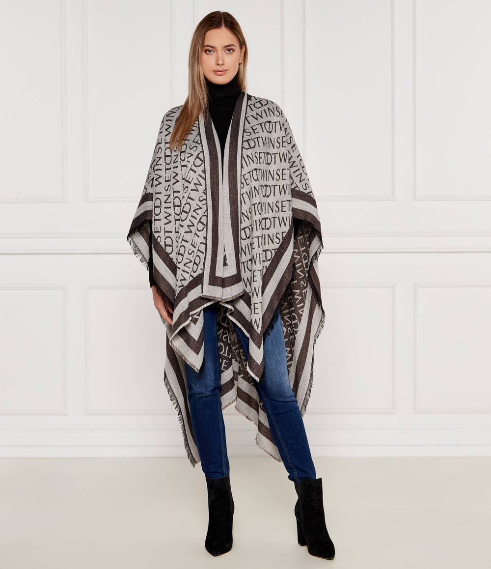 Пончо TWINSET - бежевый(242TO504A)