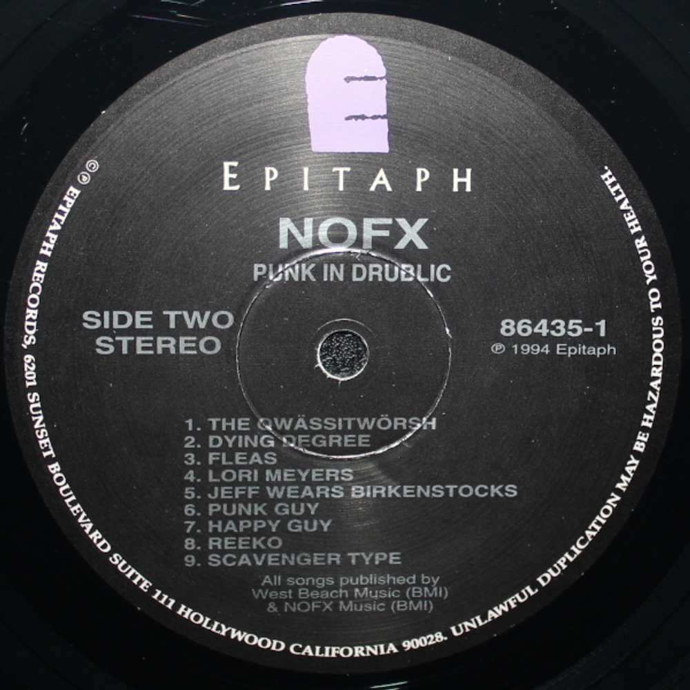 NOFX / Punk In Drublic (LP)
