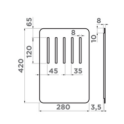 Доска для моек Omoikiri CB-Yamakawa-GB
