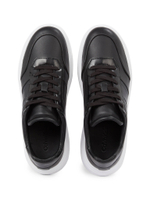 Кожаные кроссовки Calvin Klein - черный(HM0HM01551)