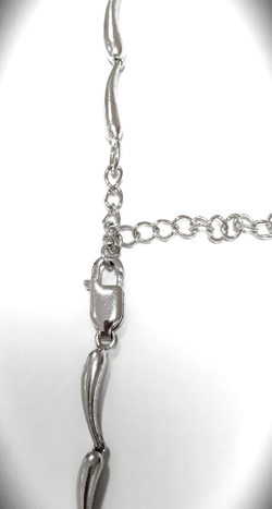 Ювелирное колье из серебра