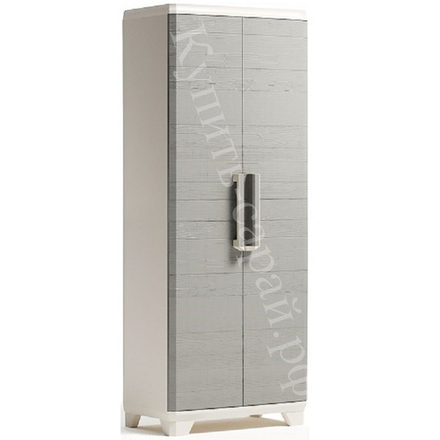 Пластиковый шкаф Keter Linear Wood Tall Cabinet