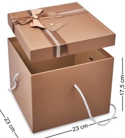 WF-195/3-B Коробка бол., коричневый