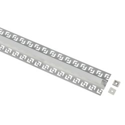 Комплект с анодированным профилем под плитку и гипсокартон толщиной до 9 мм ЭРА 5313 53х13мм 2,5м