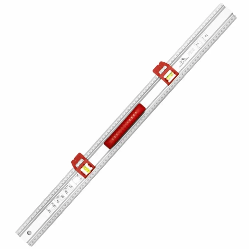 ЛИНЕЙКА РАЗМЕТОЧНАЯ VERTEXTOOLS PROFI 80см, РУЧКА-ABS, СКОЛЬЗЯЩИЕ БЛОКИ С КОЛБАМИ