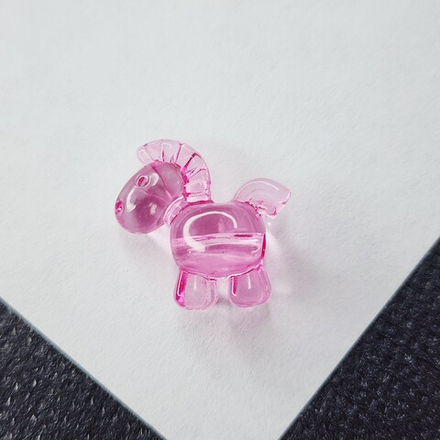 Бусина, лошадка, лошадь, акрил, люсит, р-р 17мм