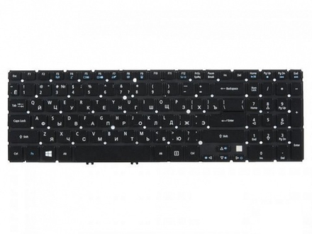 Клавиатура для ноутбука Acer Aspire V5-531, V5-571G, M5-581 (черная с подсветкой)