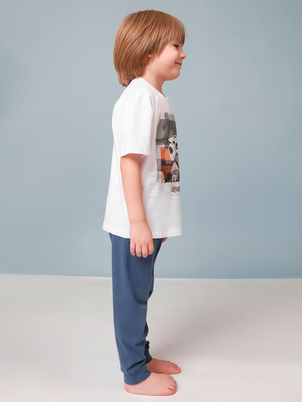 8657 Пижама из хлопка Mini-kids