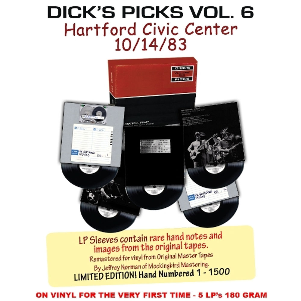 Grateful Dead / Dick's Picks Volume Six: Hartford Civic Center, Hartford, CT, 10/14/83 (5LP)