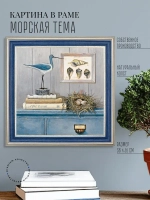 Картина на стену интерьерная на холсте 36*36 см