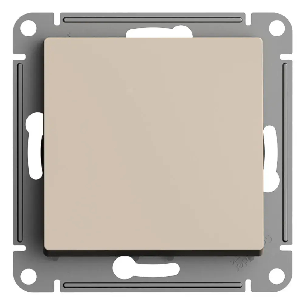 ATLASDESIGN 1-клавишный ПЕРЕКРЕСТНЫЙ ПЕРЕКЛЮЧАТЕЛЬ, сх.7, 10АХ, механизм, ПЕСОЧНЫЙ