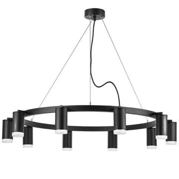 Люстра подвесная 10*GU10 LR0203700 черный Rullo Lightstar