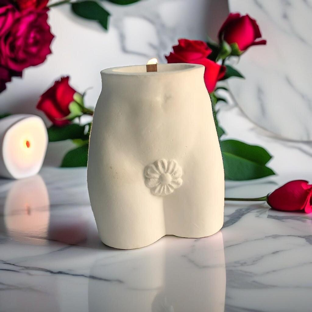 Свеча "Соблазн", парафин, с деревянным фитилём, 14 ч горения