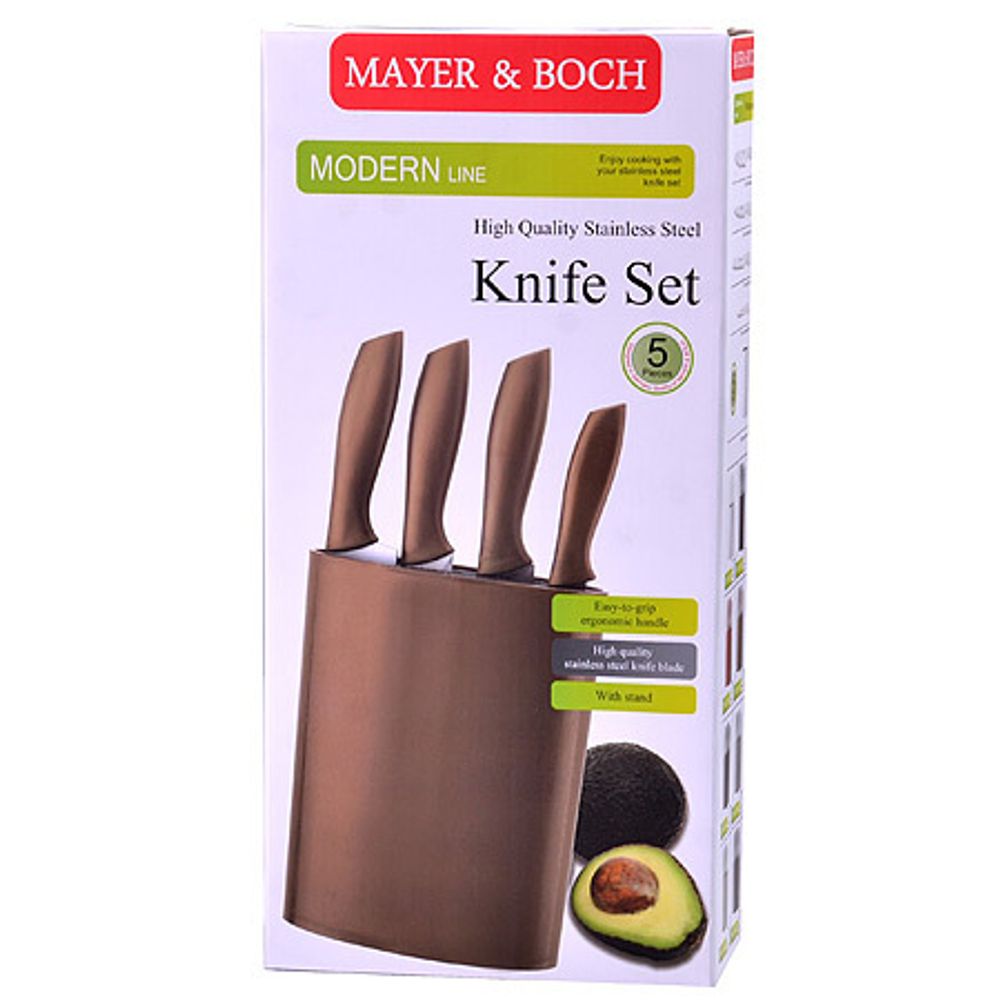 Набор MAYER &amp; BOCH 4 ножа с подставкой 29654