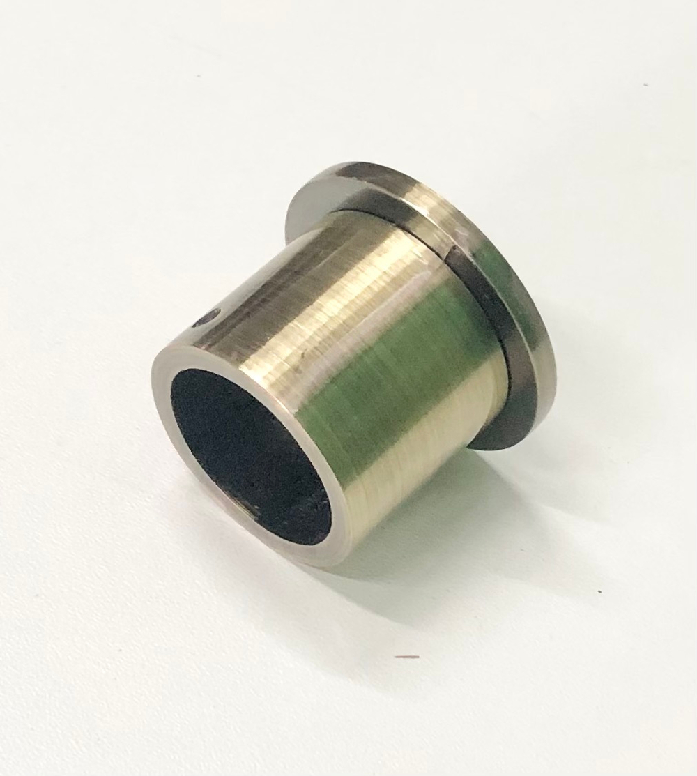 Кронштейн Ост боковой торцевой закрытый d25 мм, цвет бронза