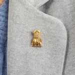 Брошь иранский лев и солнце позолоченная Arte Doran Шир-о Хоршид 20220285 Иран