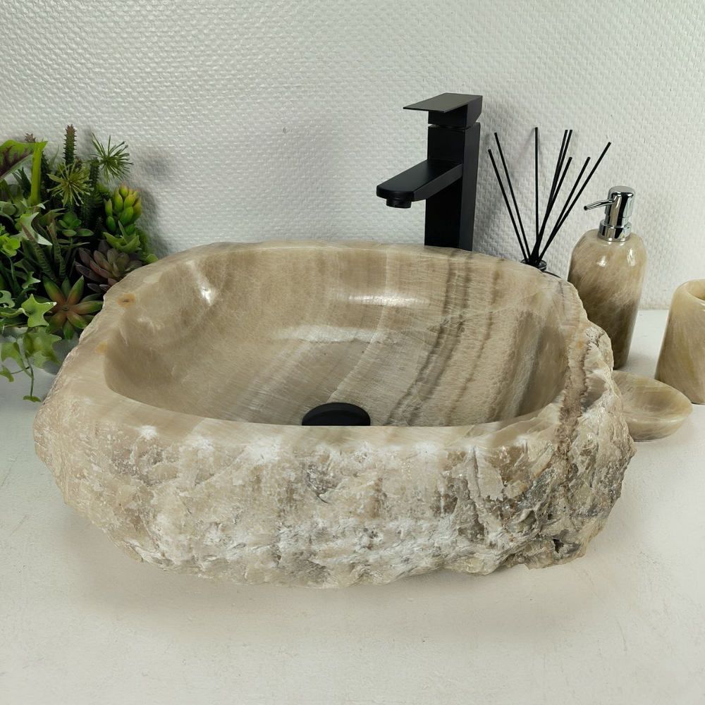 Раковина из оникса Erozy Grey EO-64548 47*40*15 0157