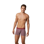 Мужские трусы-боксеры в полоску Doreanse Stripes (Размер: M) (Цвет: бордовый)